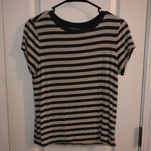 Cream and gray soft and sexy shirt